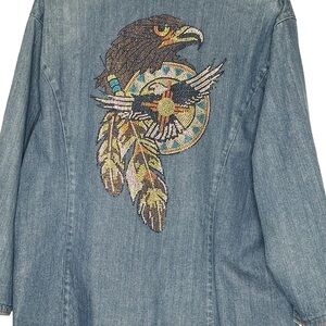 𝅺Koret City Blues Vintage Denim Jacket, XL, Blue